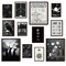 97 Decor Dark Gothic Home Decor - Witchy Decor Aesthetic Halloween Wall Decor, Vintage Goth Room Decor, Creepy Goth Posters Halloween Art Prints, Spooky Pictures Witch Decor for Bedroom (unframed)